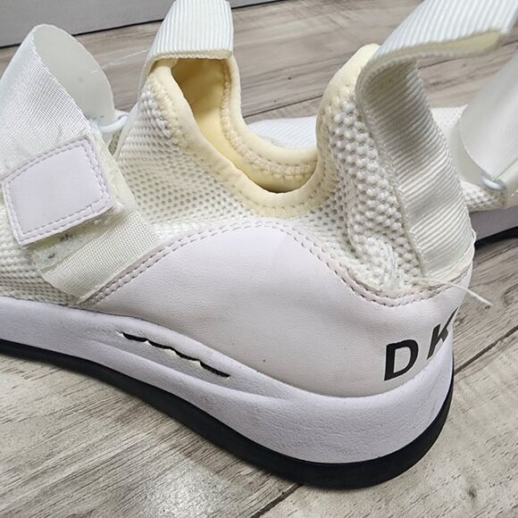 DKNY Slip-on White Sneaker Woman Size 7.5 - Picture 8 of 11